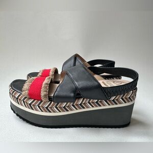 Janna Sandals Platform Shoes Size 38 Made in Spain